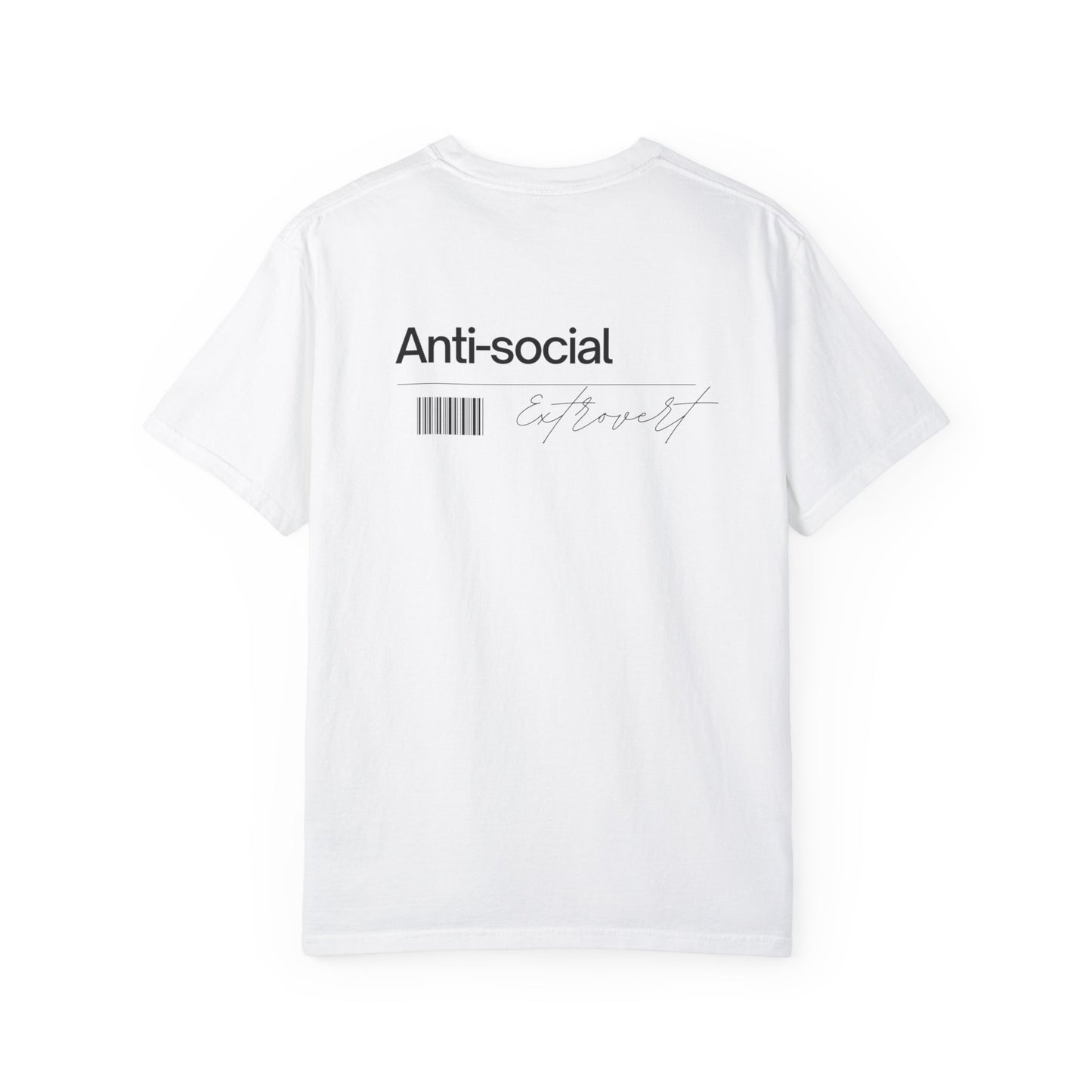 Anti-Social Extrovert Anime T-shirt (White)