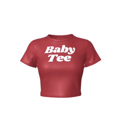 BABY TEE RED